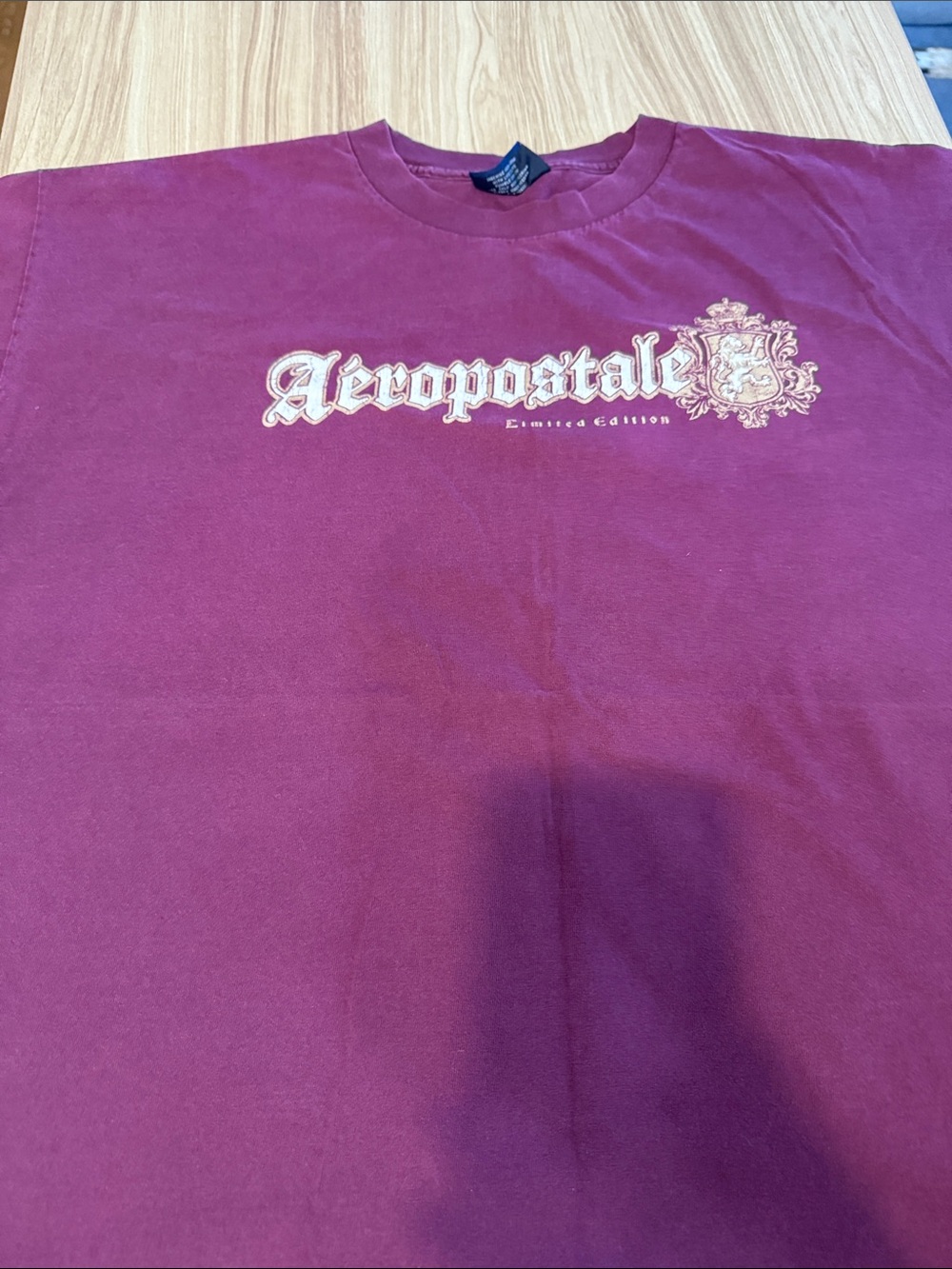 Aeropostale  Maroon Logo Tee with Crest